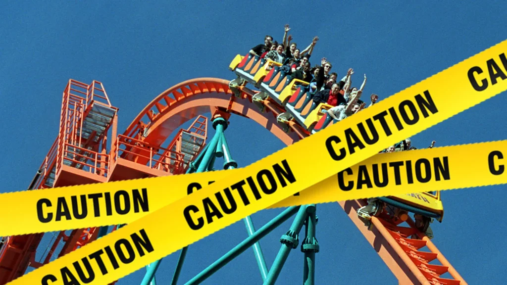 Visitor dies in fall from Goliath rollercoaster at Georgia park