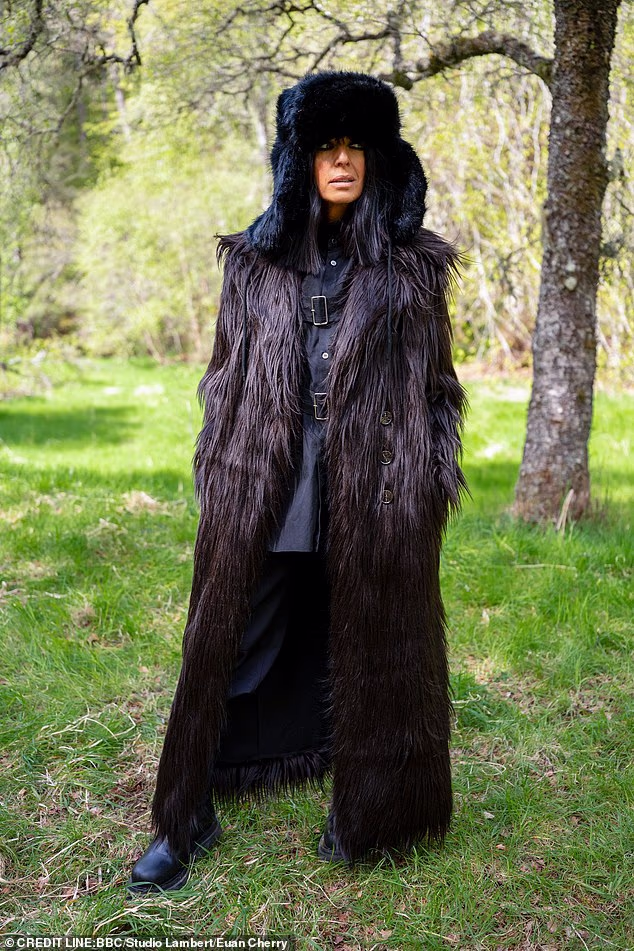 Fans amused by Claudia Winkleman’s bizarre furry Traitors outfit