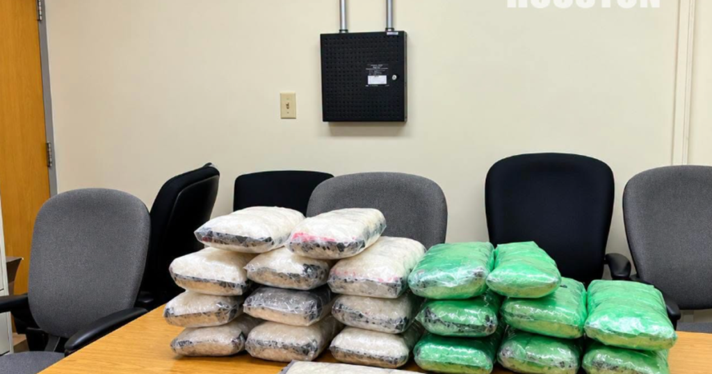 Over 45kg of methamphetamine seized at Houston airport