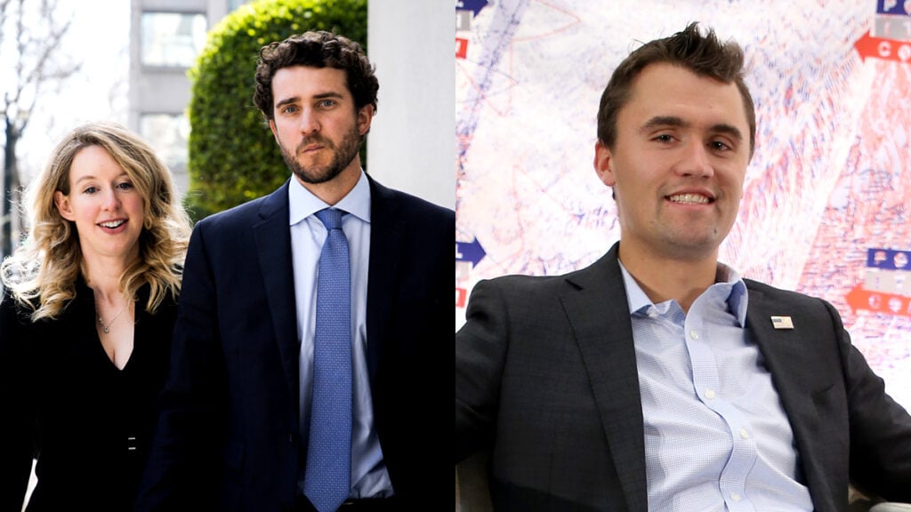 Billy Evans appears to revise Elizabeth Holmes’ Charlie Kirk post