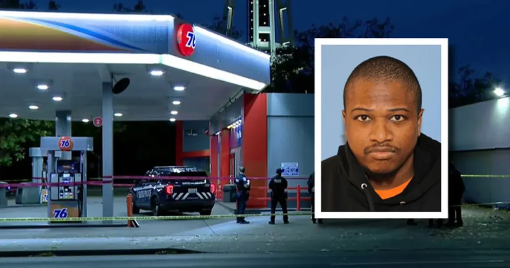 Suspect arrested after fatal petrol station shooting near Space Needle