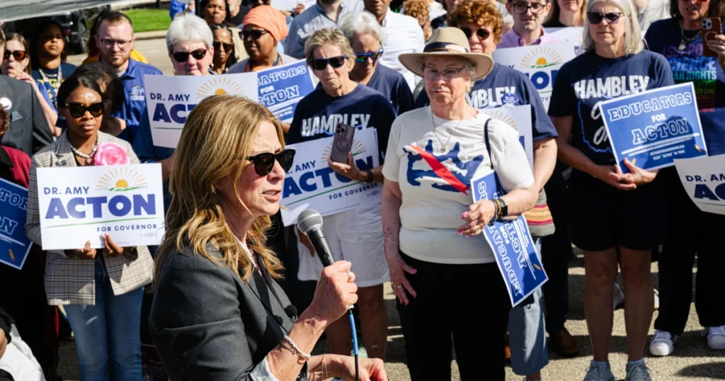 Ohio governor race hit by ad targeting Amy Acton’s estranged mother