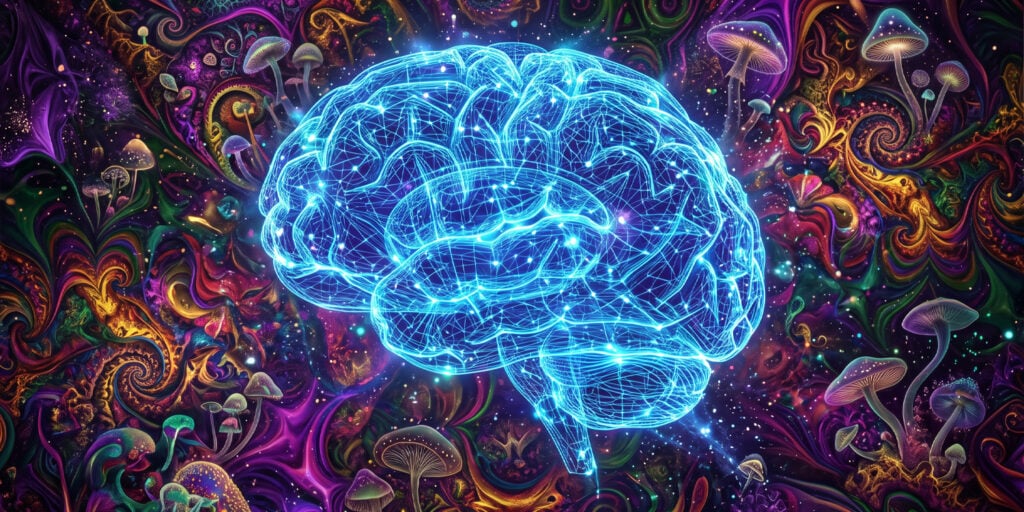 Psilocybin makes brain activity look chaotic, but signs of order