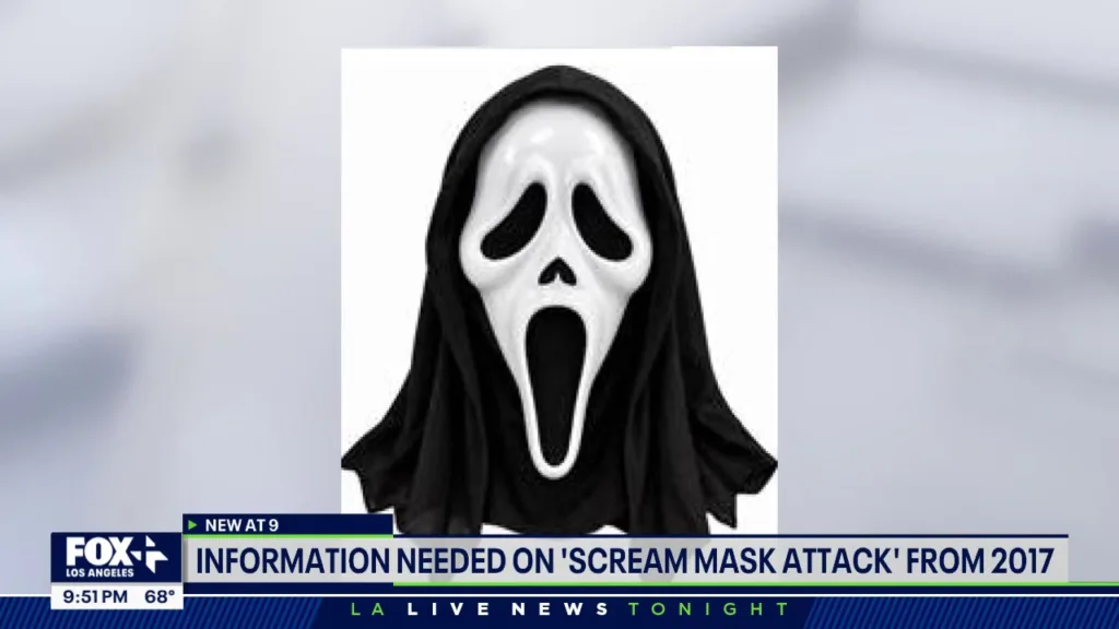 Appeal for information over 2017 Scream mask attack