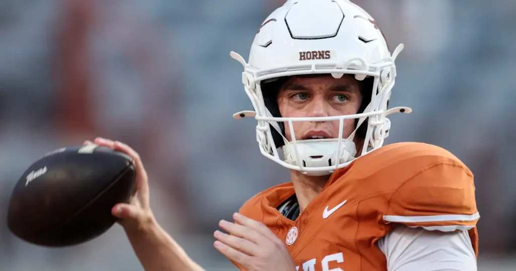 Texas survive Ole Miss 34-27 after surrendering 21-point lead