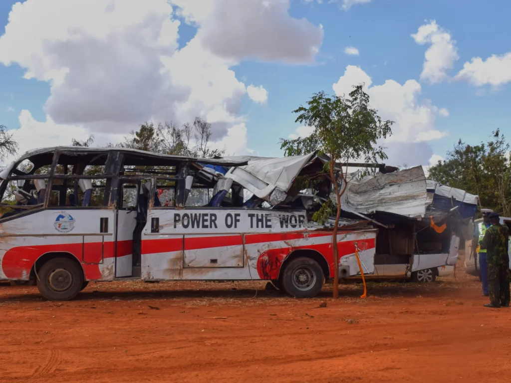 Kenya bus crash leaves at least 24 dead as ministers vow safety action