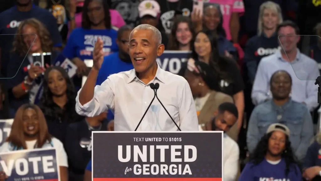 Obama ridicules Trump team over Cheesecake Factory reply