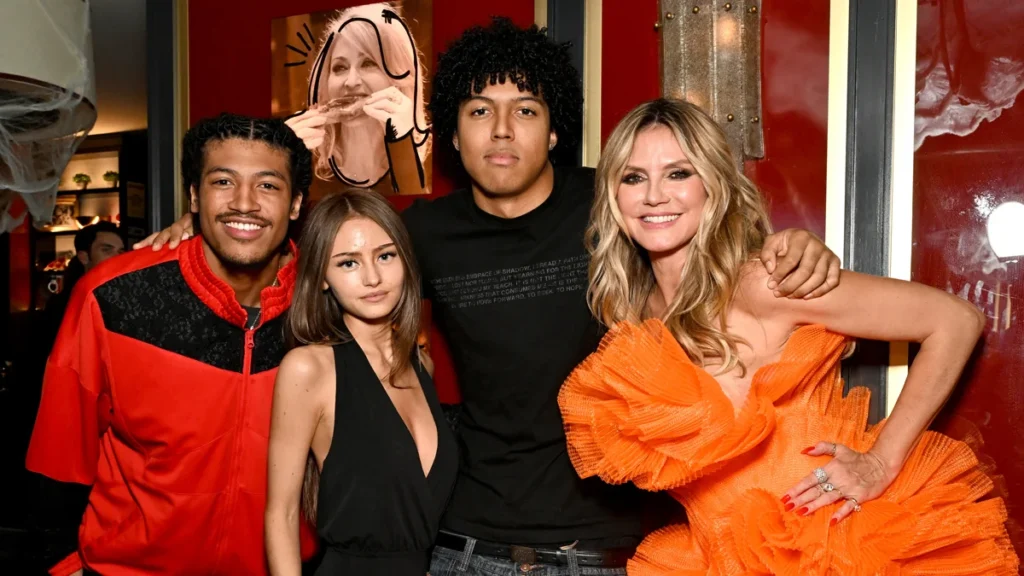 Heidi Klum’s adult children join her for Crazy Pizza anniversary